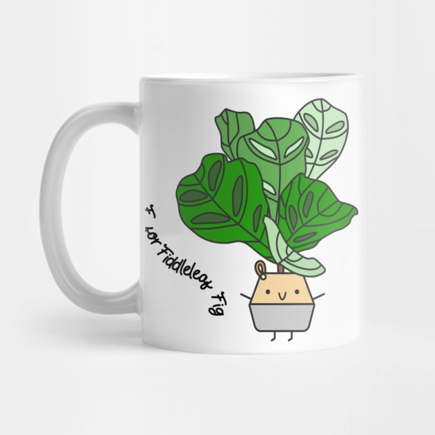 F for Fiddle-leaf Fig by Home by Faith